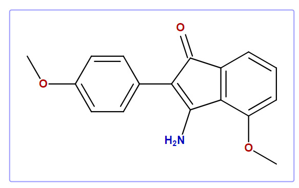 3-Amino-4-methoxy-2-(4-methoxyphenyl)-1H-inden-1-one