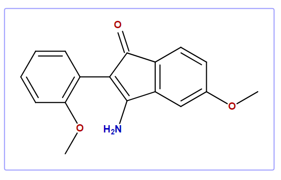 3-Amino-5-methoxy-2-(2-methoxyphenyl)-1H-inden-1-one