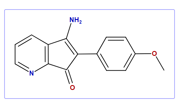 5-Amino-6-(4-methoxyphenyl)-1H-cyclopenta[b]-pyridin-7-one