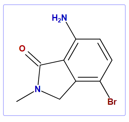7-Amino-4-bromo-2-methyl-isoindolin-1-one