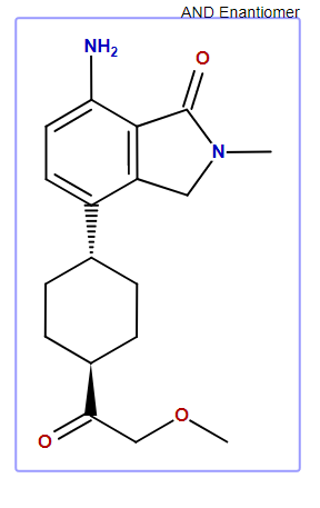trans-4-(7-Amino-2,3-dihydro-2-methyl-1-oxo-1H-isoindole-4-yl)cyclohexane carboxylic acid ethyl ester