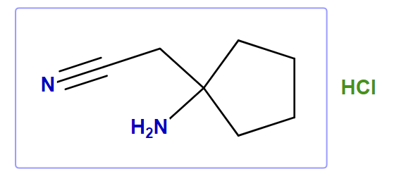 2-(1-Aminocyclopentyl)acetonitrile HCl