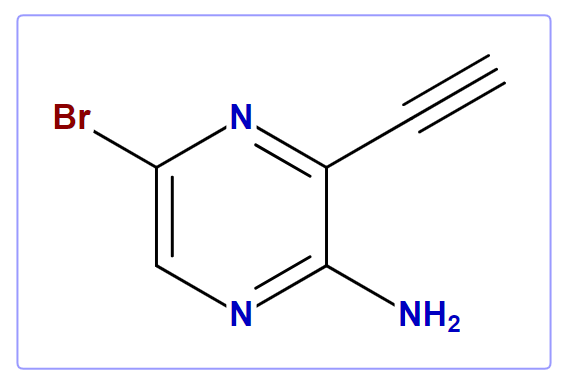 2-Amino-5-bromo-3-ethynylpyrazine