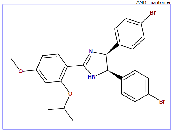 cis-4,5-Bis(4-bromophenyl)-2-(2-isopropoxy-4-methoxyphenyl)-4,5-dihydro-1H-imidazole