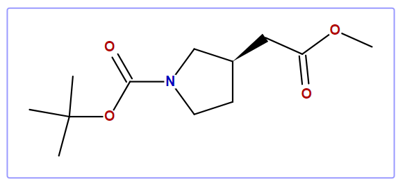 (R)-N-Boc-pyrrolidine-3-acetic acid methyl ester
