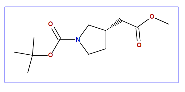 (S)-N-Boc-pyrrolidine-3-acetic acid methyl ester