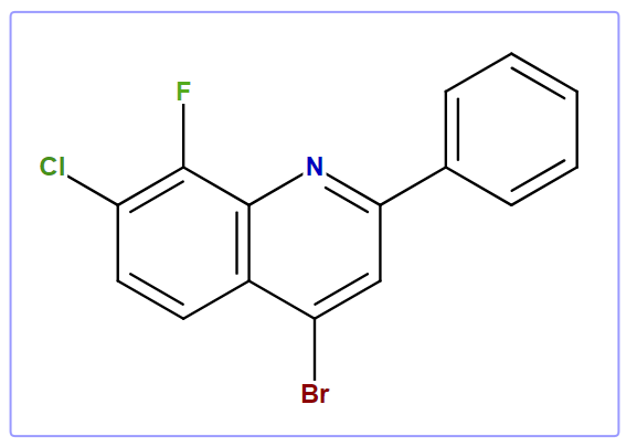 4-Bromo-7-chloro-8-fluoro-2-phenylquinoline