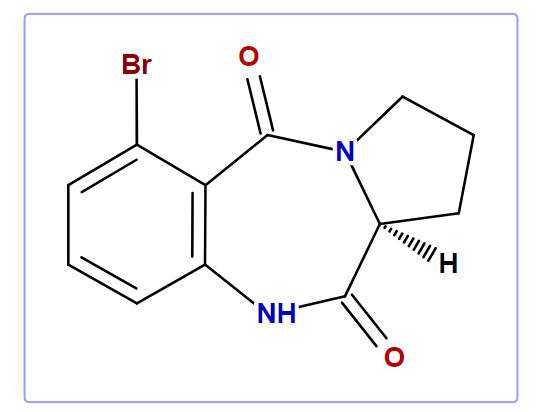 (S)-6-Bromo-2,3-dihydro-1H-pyrrolo[2,1-c][1,4]benzodiazepine-5,11(10H,11aH)-dione