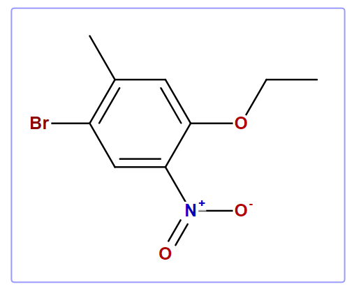 1-Bromo-4-ethoxy-2-methyl-5-nitrobenzene