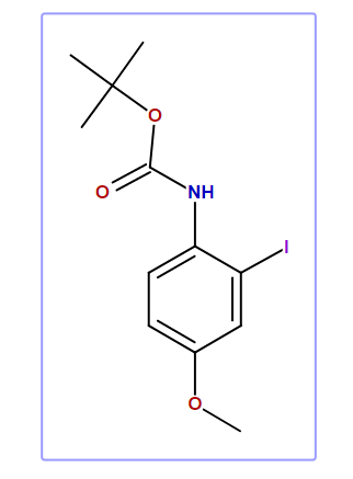 tert. Butyl-2-iodo-4-methoxyphenyl carbamate