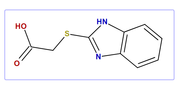 2-Benzimidazolylthioacetic acid