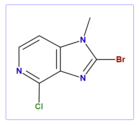 2-Bromo-4-chloro-1-methyl-1H-imidazo[4,5-c]pyridine