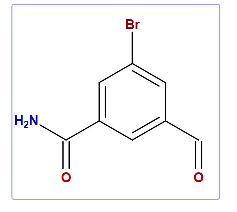 3-Bromo-5-formylbenzamide
