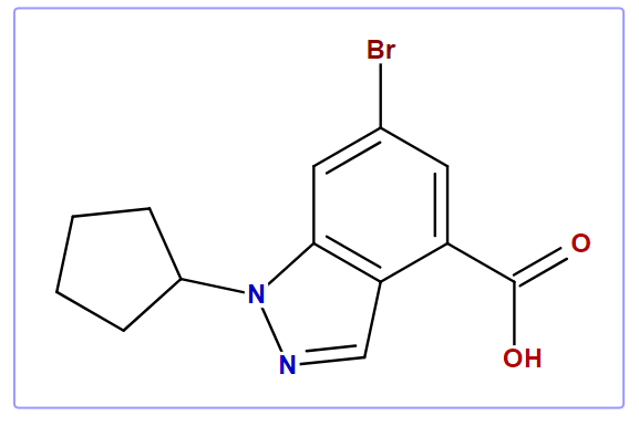 6-Bromo-1-cyclopentyl-1H-Indazole-4-carboxylic acid