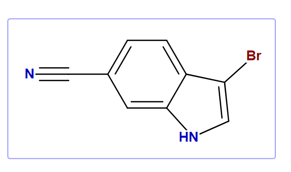 3-Bromo-1H-indole-6-carbonitrile