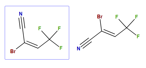 (Z and E)-2-Bromo-4,4,4-trifluorobut-2-enenitrile