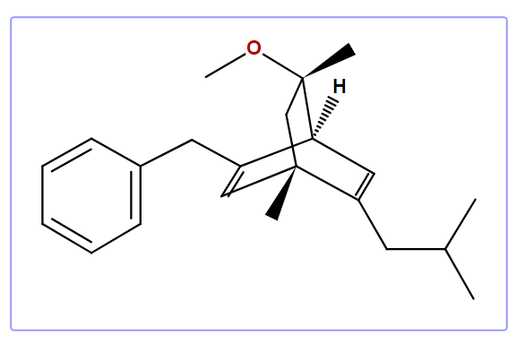 (1S,4S,8S)-5-Benzyl-2-isobutyl-8-methoxy-1,8-dimethylbicyclo[2.2.2]octa-2,5-diene