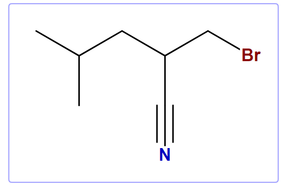 2-(Bromomethyl)-4-methylpentanenitrile