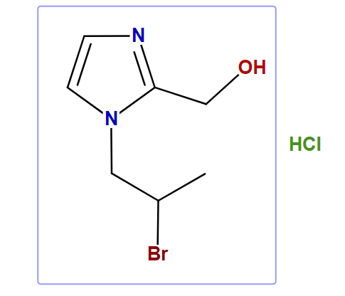 1-(2-Bromopropyl)-1H-imidazole-2-methanol HCl
