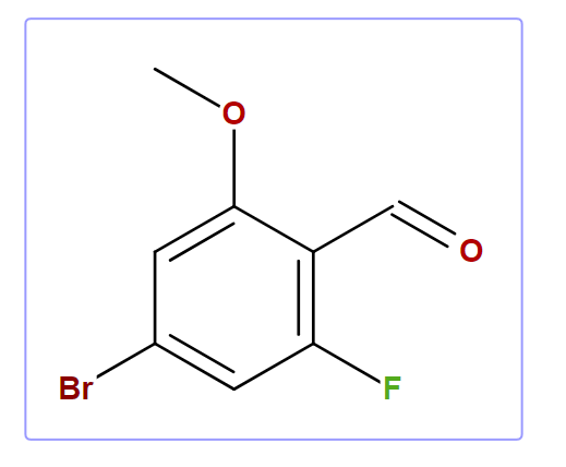 4-Bromo-2-fluoro-6-methoxybenzaldehyde