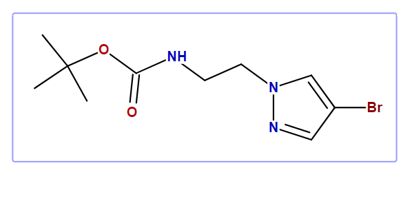 tert. Butyl-N-[2-(4-bromo-1H-pyrazol-1yl)ethyl)carbamate