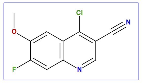 4-Chloro-7-fluoro-6-methoxyquinoline-3-carbonitrile