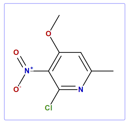 2-Chloro-4-methoxy-6-methyl-3-nitropyridine