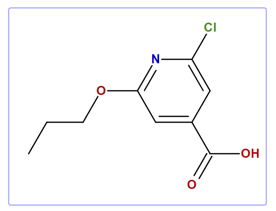 2-Chloro-6-propoxypyridine-4-carboxylic acid