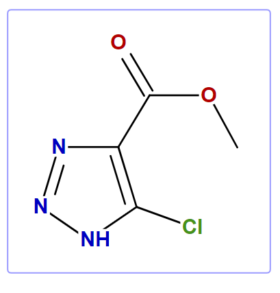 5-Chloro-1H-[1,2,3]triazole-4-carboxylic acid methyl ester