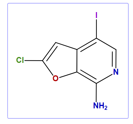 2-Chloro-4-iodofuro[2,3-c]pyridine-7-amine