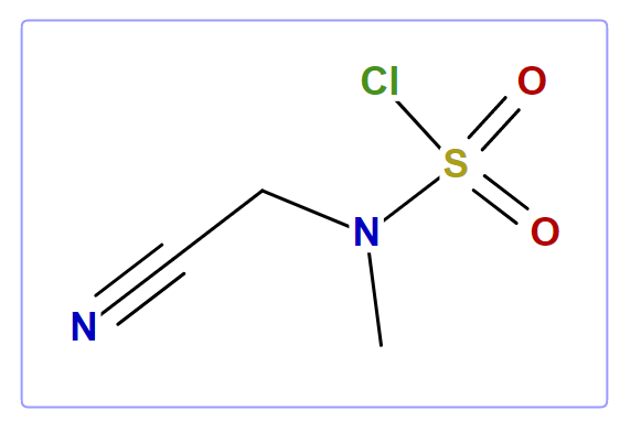 2-[(Chlorosulfonyl)(methyl)amino]acetonitrile