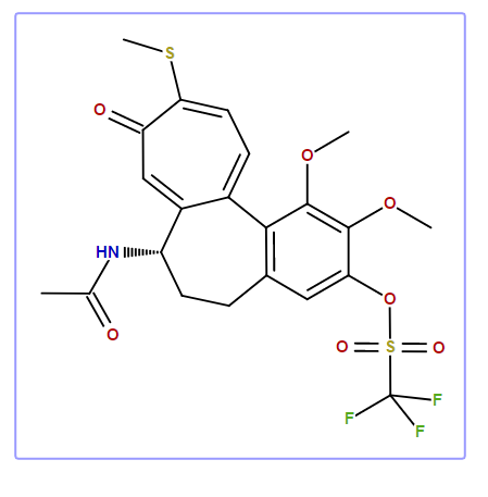 3-Demethoxy-3-O-triflicthiocolchicine