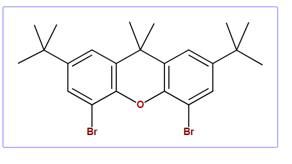 4,5-Dibromo-2,7-di-tert.butyl-9,9-dimethylxanthene