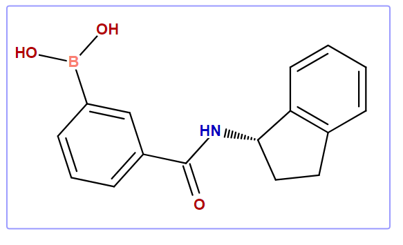 [3-[[[(1S)-2,3-Dihydro-1H-inden-1-yl]amino]-carbonyl]phenyl]boronic acid