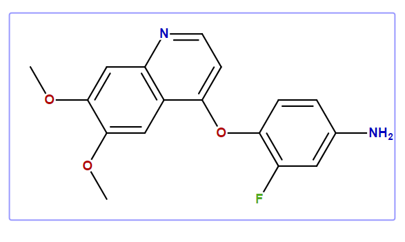 4-[(6,7-Dimethoxyquinolin-4-yl)oxy]-3-fluorobenzenamine