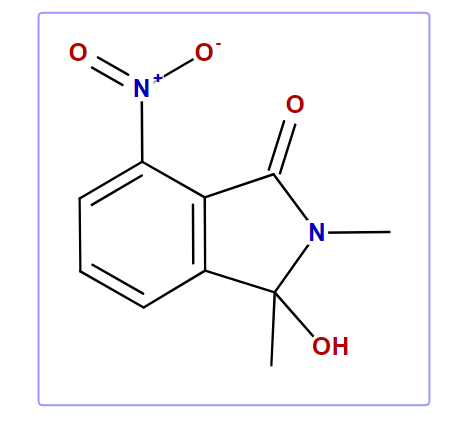 2,3-Dihydro-3-hydroxy-2,3-dimethyl-7-nitro-1H-isoindol-1-one