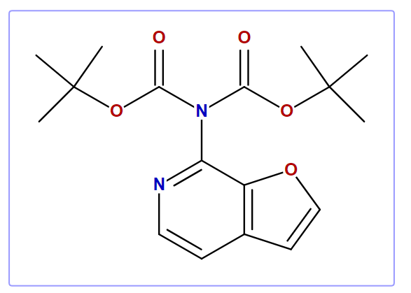 7-Di(Boc)amino-2-furo[2,3-c]pyridine