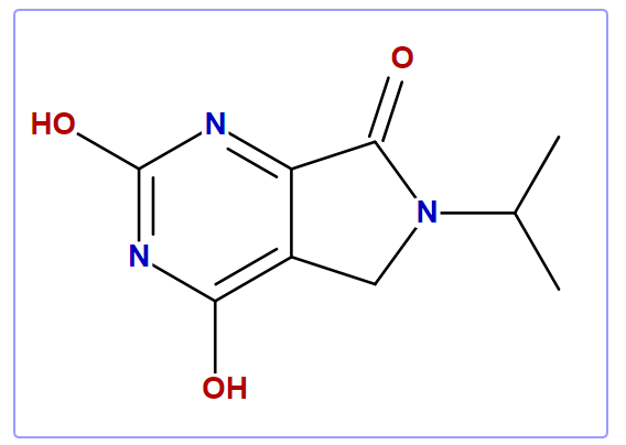 2,4-Dihydroxy-6-isopropyl-5,6-dihydropyrrolo[3,4-d]pyrimidine-7-one