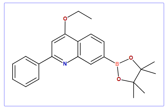 4-Ethoxy-2-phenyl-7(4,4,5,5-tetramethyl-1,3,2-dioxaborolan-2-yl)quinoline