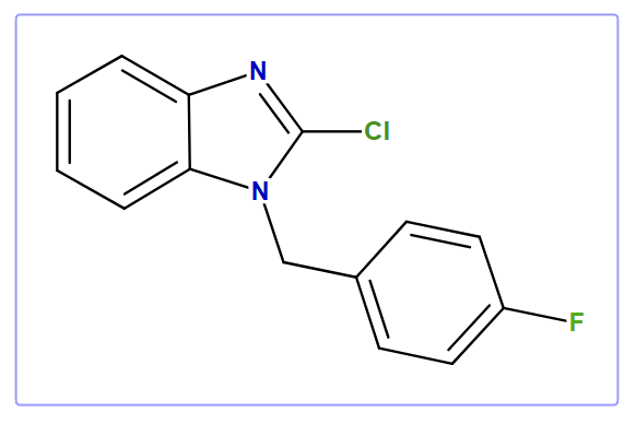 1-(4-Fluorobenzyl)-2-chlorobenzimidazole