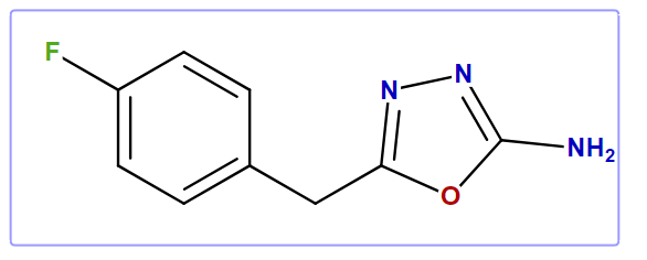 5-(4-Fluorobenzyl)-1,3,4-oxadiazol-2-amine