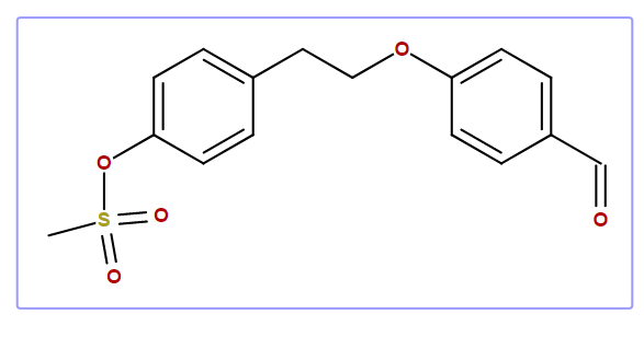4-(2-(4-Formylphenoxy)ethyl)phenyl methanesulfonate