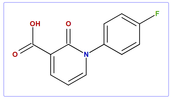 1-(4-fluorophenyl)-2-oxo-1,2-dihydropyridine-3-carboxylic acid