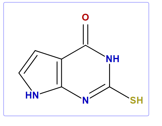 2-Mercapto-3H-pyrrolo[2,3-d]pyrimidine-4(7H)-one