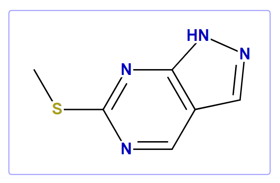 6-Methylthio-1H-pyrazolo[3,4-d]pyrimidine
