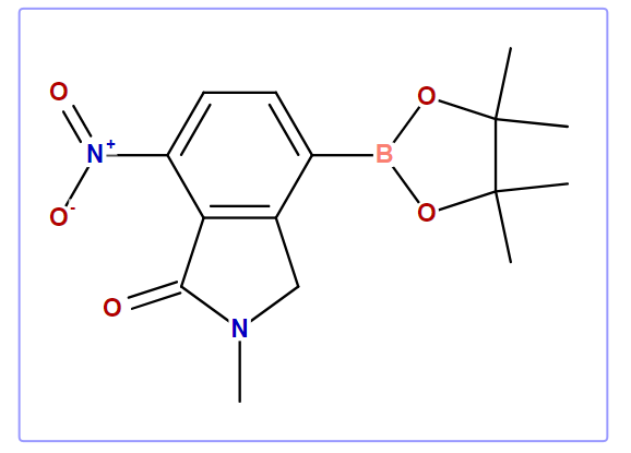 2-Methyl-7-nitro-4-(4,4,5,5-tetramethyl-1,3,2-dioxaborolan-2-yl)isoindolin-1-one