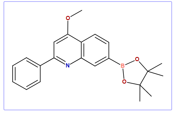 4-Methoxy-2-phenyl-7-(4,4,5,5-tetramethyl-1,3,2dioxaborolan-2-yl)quinoline