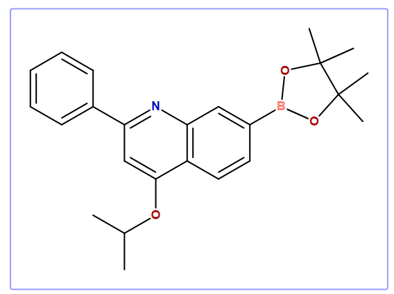 4-(1-Methylethoxy)-2-phenyl-7-(4,4,5,5-tetramethyl-1,3,2-dioxaborolan-2-yl)quinoline