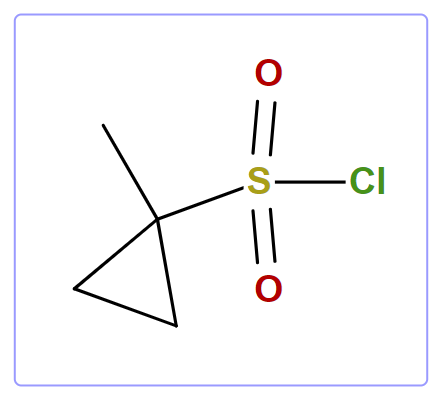 1-Methylcyclopropane-1-sulfonyl chloride