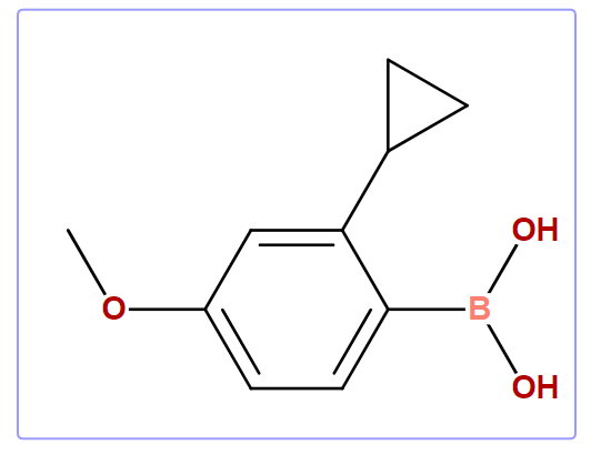 4-Methoxy-6-cyclopropylphenylboronic acid